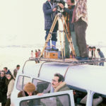YOL shooting 1981 | camera crew on minibus