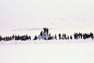 Shooting YOL 1981 | film crew in the snow
